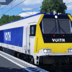 Die Voith Maxima am Haltepunkt Bergbeuren-Weißenbrunn