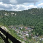 Aussicht vom NFH auf das Dorf von Aveyres