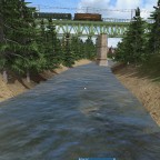 Be 5/7 nach Spiez auf dem "Kanderviadukt" von Süden