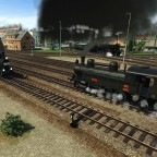 kkStB-Reihe 30 mit Wiener Stadtbahnwagen CDu/Cu/Bu