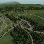Die Bahnhofs Ausfahrt in Filisur nimmt auch schon langsam form an