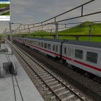 IC der DB mit auch mit Öbb Wagen und Schweizer Lok  Teil 5