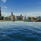 Strandpromenade und Yachthafen von Kaltenberge
