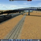 in voller Fahrt