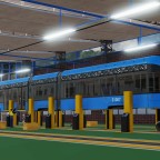Tram depot and interior  lol