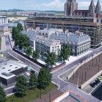Das erste Stadtviertel wächst 9