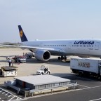 Lufthansa A350 at Kansai Airport