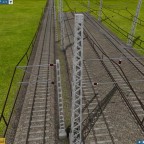 Deutsche Oberleitung (grauer Masten, braune Isolatoren) [final - v1.14]
