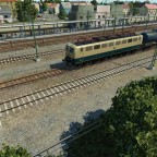 Güterzug am Allacher Bahnhof