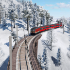 Schnellzug Ausfahrt Bhf "Wald am Hang"