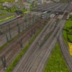 Gleisvorfeld Donauwörth Richtung Amberg